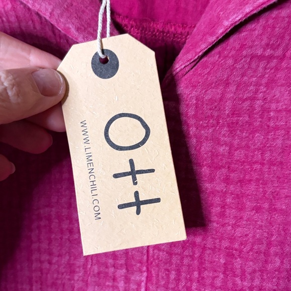 Ott Women's Pink Ruffled Top - Picture 4 of 5